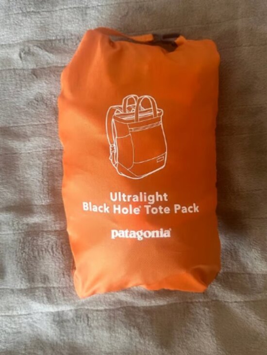 Patagonia Ultralight Black Hole Tote Pack In Wavy Blue main image 6